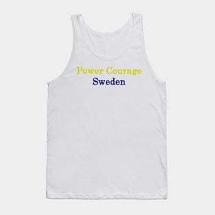 Power Courage Sweden Tank Top